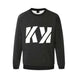 Kimante Logo Print Fuzzy Sweatshirt