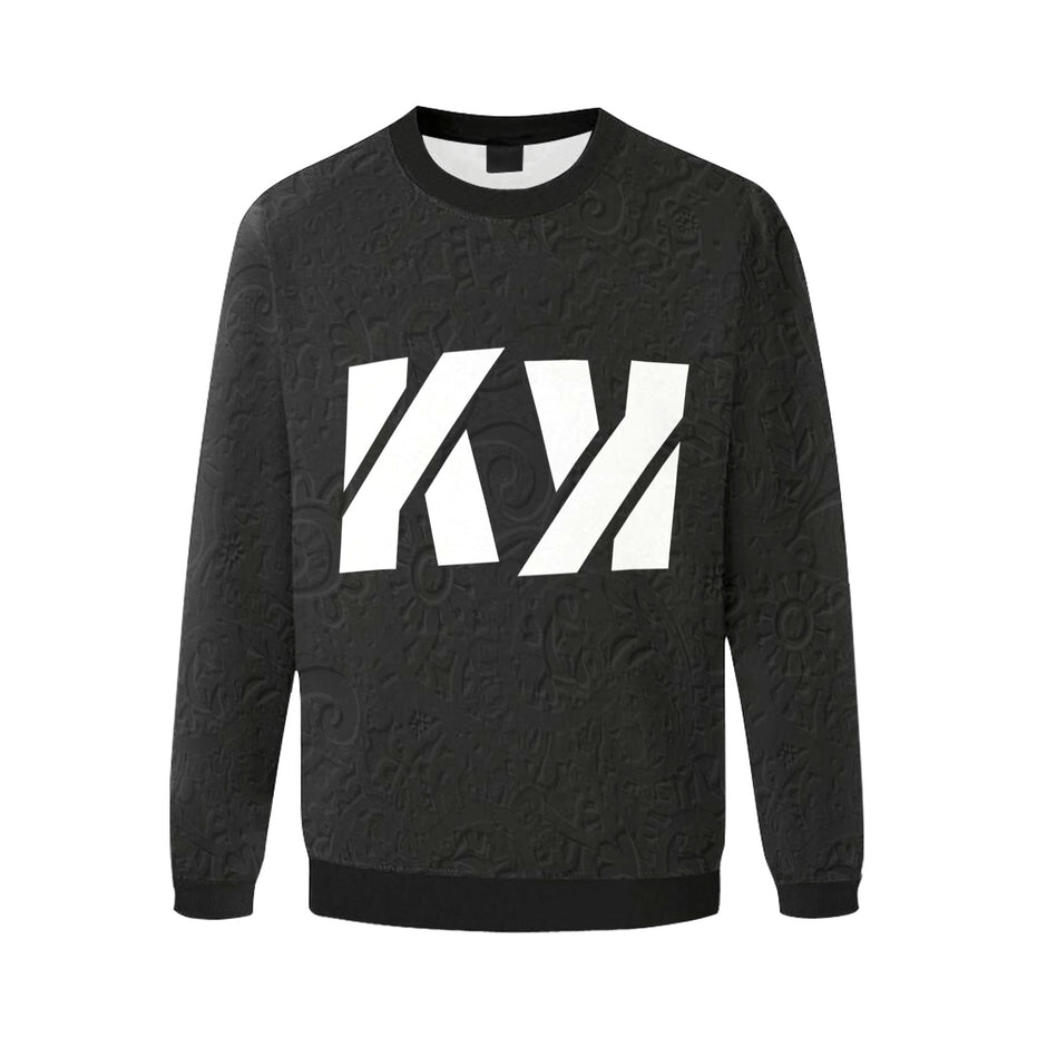 Kimante Logo Print Fuzzy Sweatshirt
