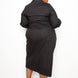 Poplin Tie Bow Shirt Dress