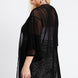 Ruffle Sleeve Open Cardigan