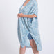 Zebra Print Short Sleeve Maxi Kimono