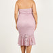 Plus Size Lace, Strapless Bodycon Midi Dress
