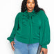 Pleated Sleeve Blouse With Waterfall Frill And Bow