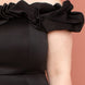 Ruffle Off The Shoulder Plus Size Midi Dress