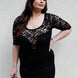 Plus Lace Mini Dress