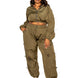 Active Zip Up Set With Cord Lock Detail