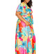 Tropical floral maxi skirt & top set