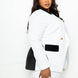 Contrast Fitted Blazer