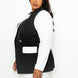 Contrast Fitted Blazer