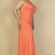Plus Size Plunge Neck Thigh Split Maxi Dress