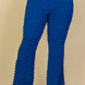 Plus Size Bubble Fabric Flare Pants