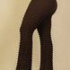 Plus Size Bubble Fabric Flare Pants