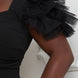 Mesh Tulle Shoulder Plus Size Maxi Dress