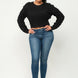 Checker Sweater Top