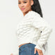 Checker Sweater Top