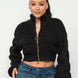 Michelin Sweater Top W/ Front Zipper