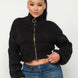 Michelin Sweater Top W/ Front Zipper