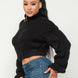 Michelin Sweater Top W/ Front Zipper