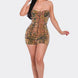 Multi Sequins Tube Top Romper