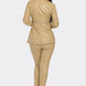 Pu Leather Zipper Pant Set