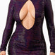 Night Dress W/ Unbalanced Skirt