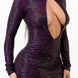 Night Dress W/ Unbalanced Skirt