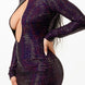 Night Dress W/ Unbalanced Skirt