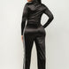 Front Zip Up Stripes Detail Jacket And Pants Set