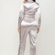 Front Zip Up Stripes Detail Jacket And Pants Set