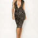 Sexy Deep V Neck Sleeveless Short Dress