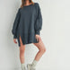 Long Sleeve Sweater With Slit