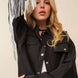 Howdy Sequin Fringe And Star Patches Jacket
