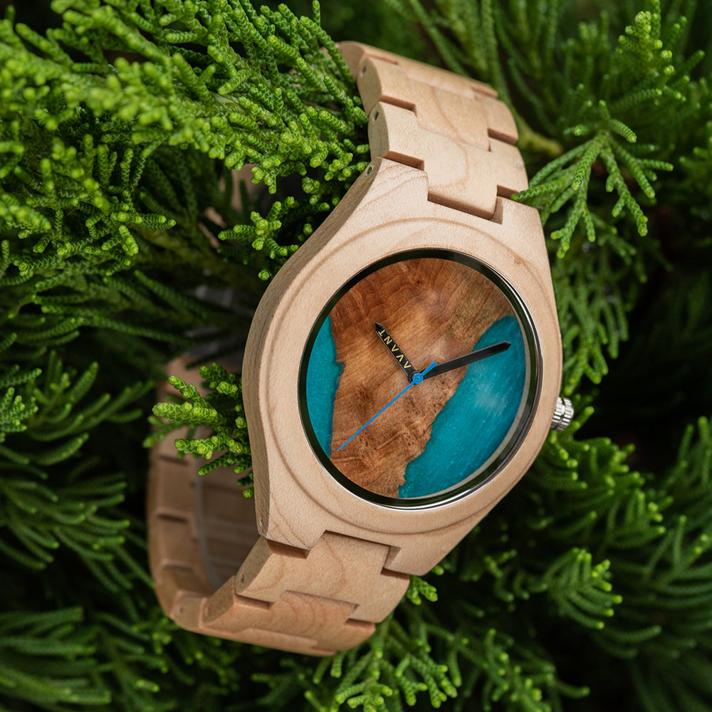 EXOTIC BAMBOO - BLUE RESIN (45MM) by AVANTWOOD
