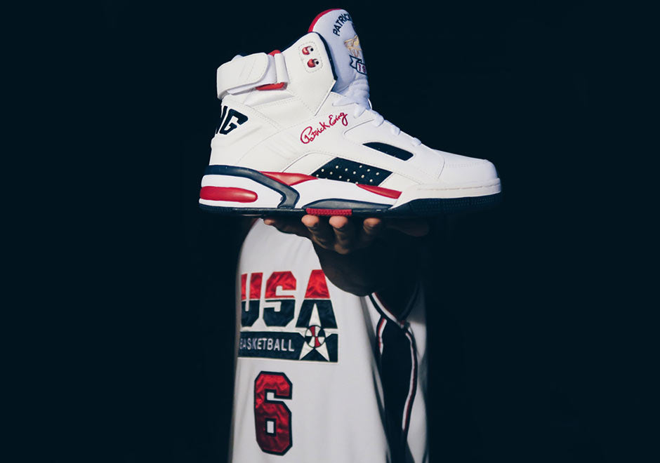 ECLIPSE OG White/Navy/Red USA PE by Ewing Athletics
