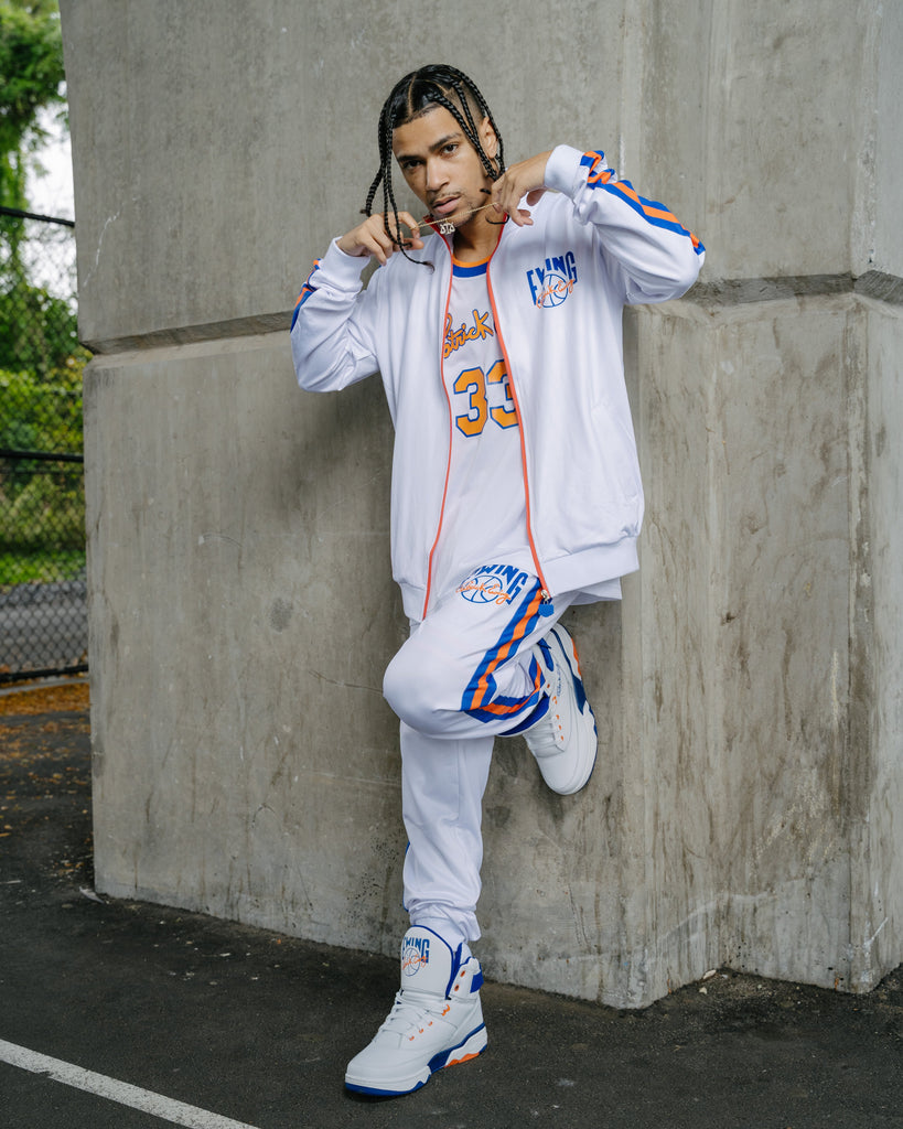 Ewing White Track Pants by Ewing Athletics