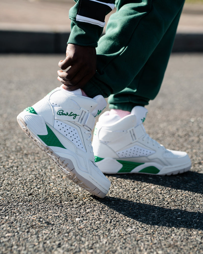 FOCUS White/Jelly Bean Green by Ewing Athletics