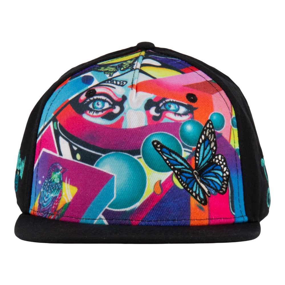 Ellie Paisley x Whitney Holbourn Eternal Sunshine Black Fitted Hat by Grassroots California