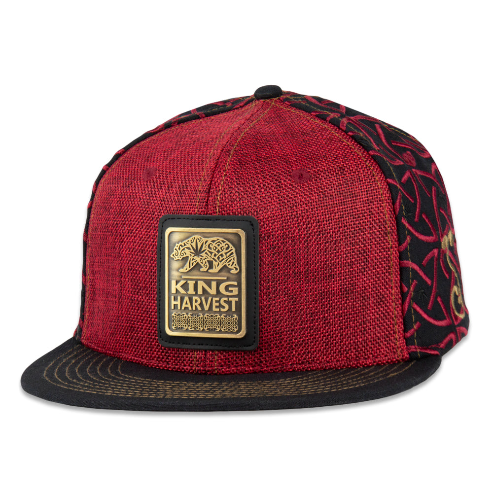 Kings Harvest Celtic Red Strapback Hat by Grassroots California