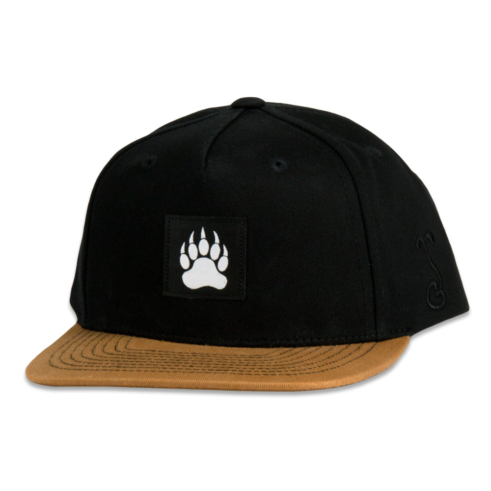 Bear Paw Grizzly Kids Snapback Hat by Grassroots California