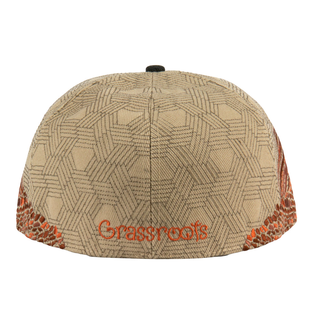 Red Rocks V3 Tan Fitted Hat by Grassroots California