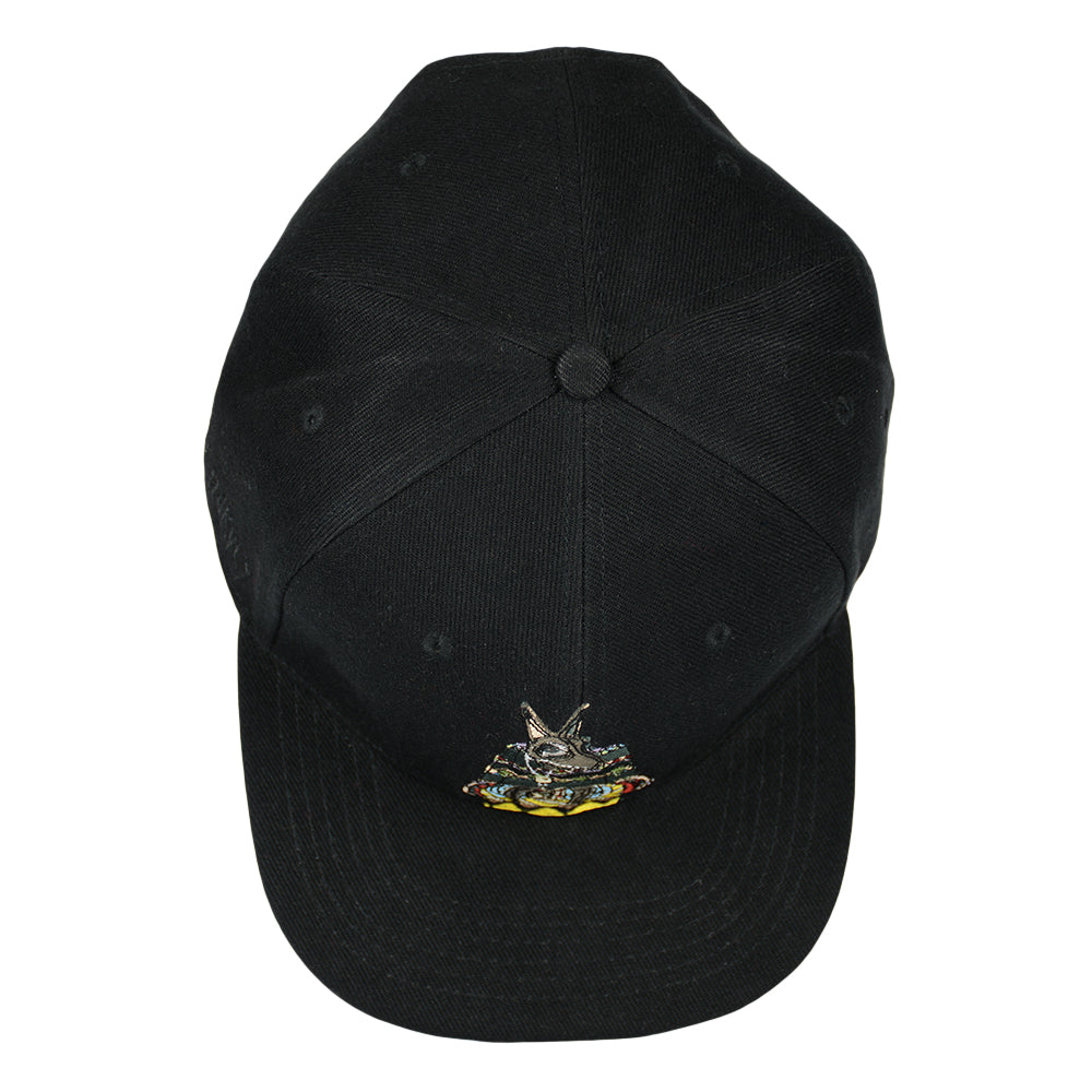 Uncle Harvey Black Snapback Hat by Grassroots California