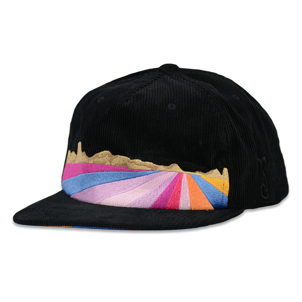Jerry Garcia Playa Vista Black Zipperback Hat by Grassroots California