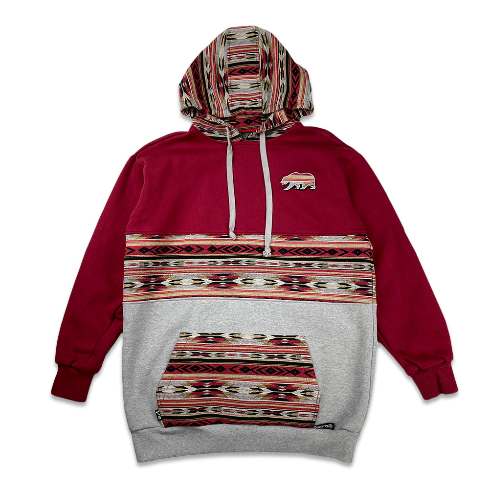 Removable Bear Redstone Tall Pullover Hoodie by Grassroots California