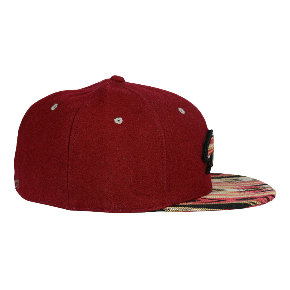 Removable Bear Redstone Fitted Hat by Grassroots California