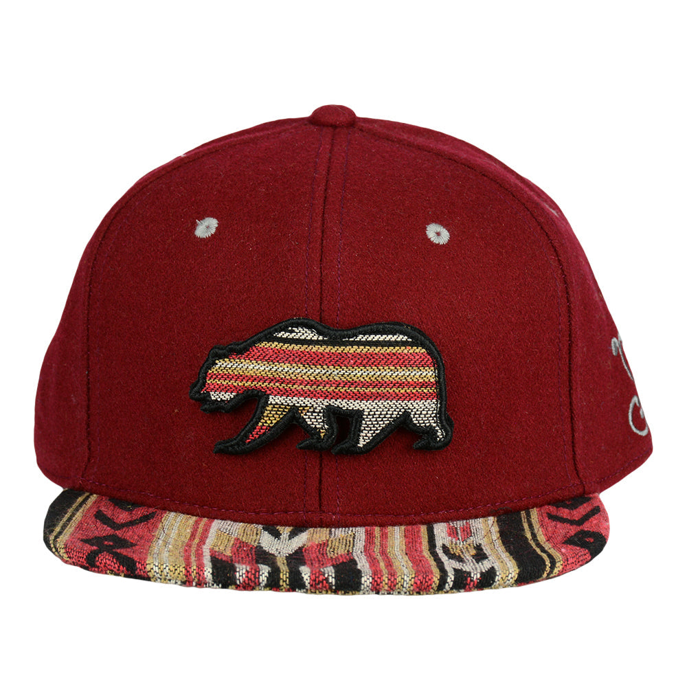 Removable Bear Redstone Fitted Hat by Grassroots California