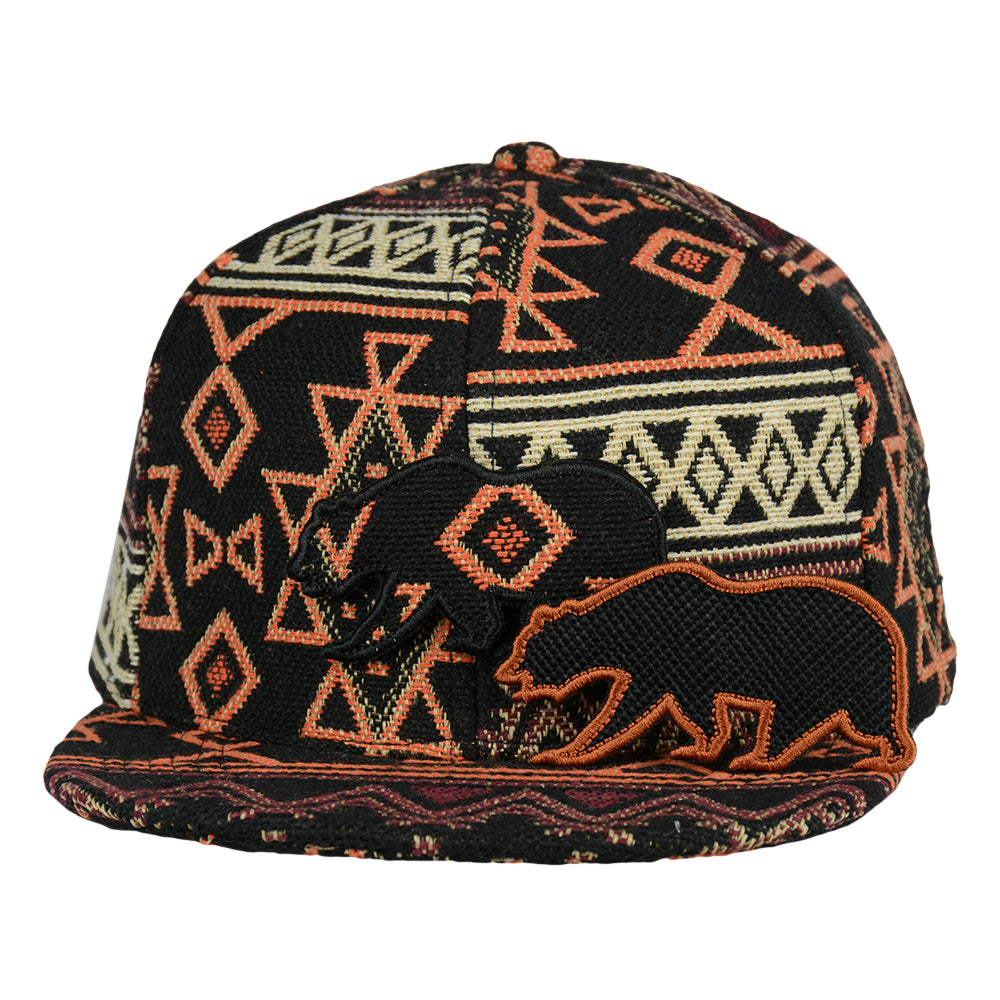 Removable Bear Copper Plateau Strapback Hat by Grassroots California