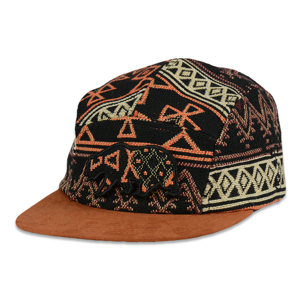 Removable Bear Copper Plateau 5 Panel Hat by Grassroots California