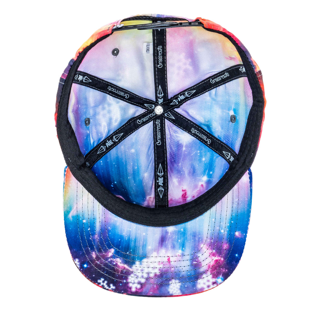 LSD Nebula Allover Snapback Hat by Grassroots California