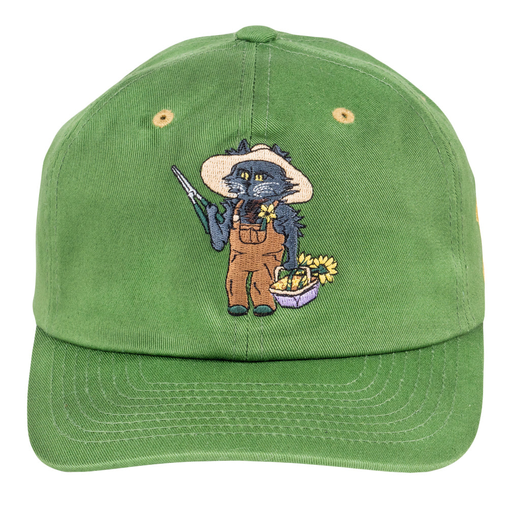 Leisure Cat In the Garden Dad Hat by Grassroots California