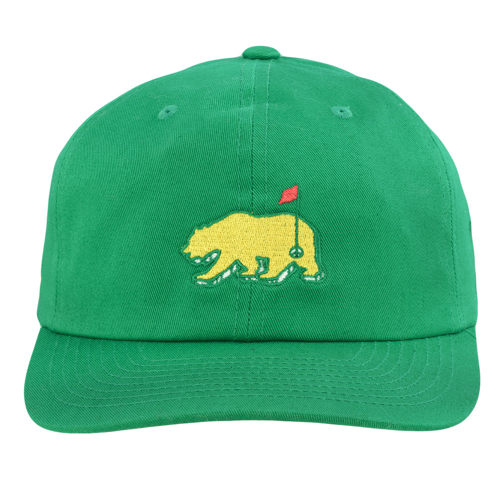 Kush Bear Green Dad Hat by Grassroots California